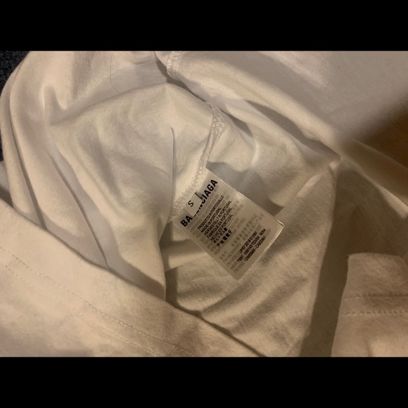 BALENCIAGA White Tee Size S - Picture 4 of 4